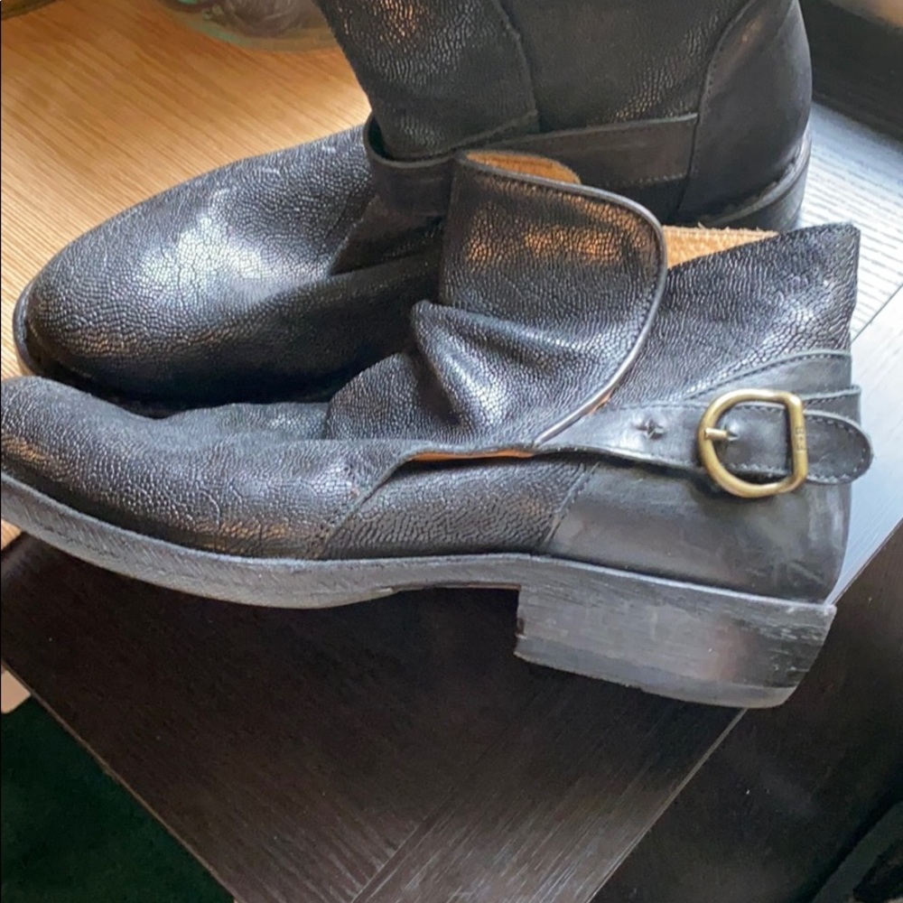 FIORENTINI & BAKER ✨NWOT✨ Carol Leather Moto Boots